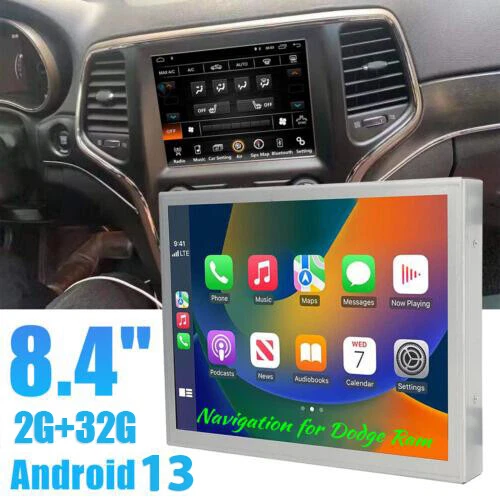 8.4" For Dodge Durango 2014-2020 Carplay Android14 Car Stereo Radio GPS Navi RDS Foto 3 de 4