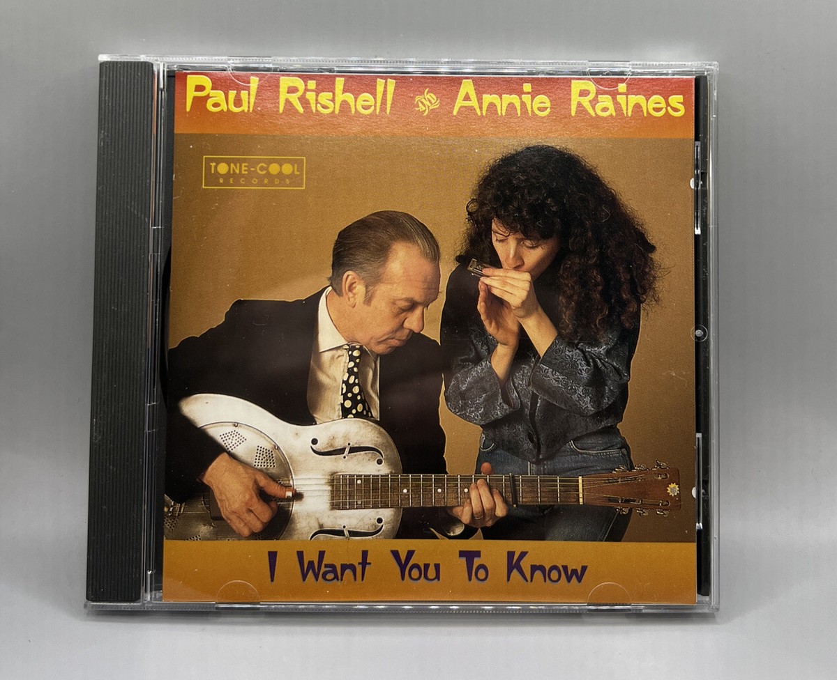 PAUL RISHELL ANNIE RAINES - I Want You to Know CD Promo Punched