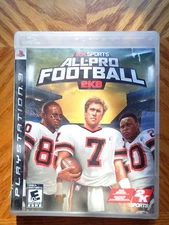 2K Sports All-Pro Football 2K8 (Sony Playstation 3 PS3) Case and game, tested