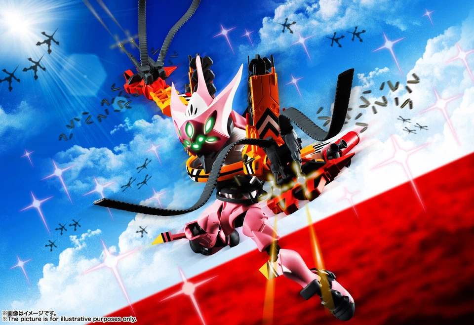 Figura de acción estilo Evangelion Nxedge estatua EVA 08 Mari Makinami Illustrious JP Foto 3 de 3