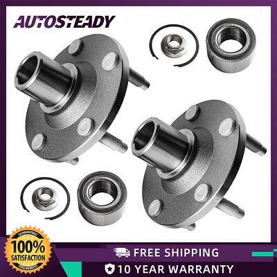 Pair Front Wheel Hub Bearing Assembly for 2007 - 2010 Ford Edge