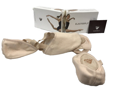 Bloch Elastosplit X Canvas ES0251L Pink Ballet Slippers, Ladies Size 2C, New