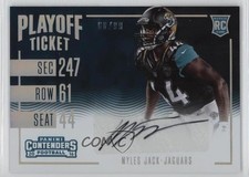 2016 Panini Contenders Playoff Ticket 60/99 Myles Jack #281 Auto 0c6