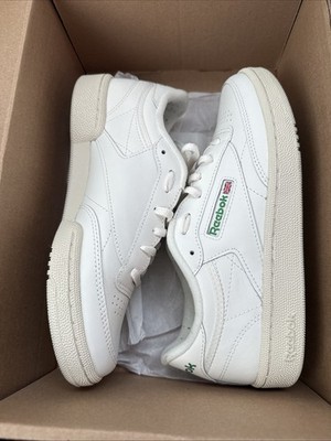 Men's Size 6 REEBOK Off-White Pre-Owned Sneakers Shoes
