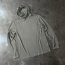 NEW Mens Free Fly Apparel Bamboo Shade Hoodie UPF Hooded Shirt Fishing L