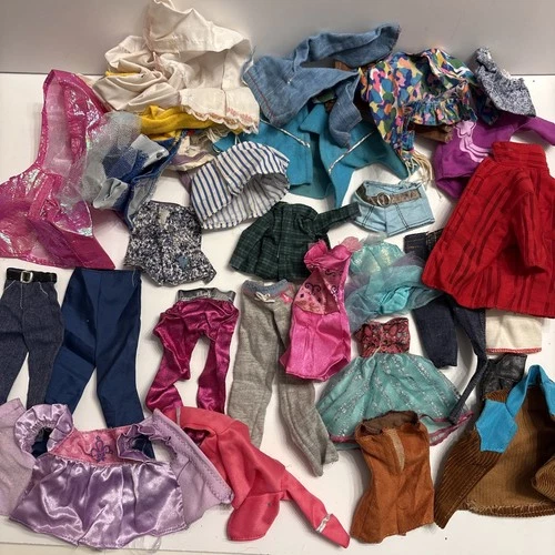 Vtg Disney JAKKS Doll Clothes Clothing Accessories Lot Of Outfits Dresses NICE!