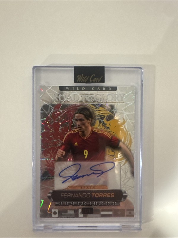 2026 Wild Card SuperChrome Road to Glory Fernando Torres On Card Auto 1/1 Spain