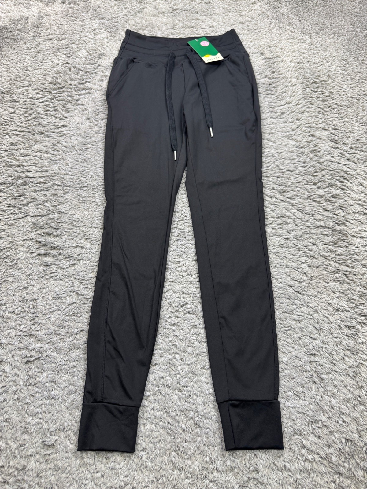 Halara Leggings Women XS Black Cloudful Air High Rise Tapered Joggers NWT