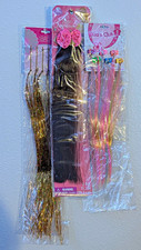 Variety 5 Packs Clip-In Synthetic Straight Hair Extensions Girls Disney Tinsel