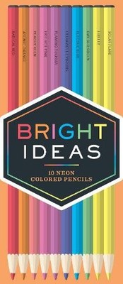 Chronicle Books Bright Ideas Neon Colored Pencils: 10 Color (Crafts) (US IMPORT)
