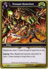 Light Play WoW TCG Trample Underfoot Magtheridons Lair World of Warcraft