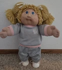 Vintage 1985 Jesmar Cabbage Patch Kid W/Freckles, Double Ponies, EUC, CPK Outfit