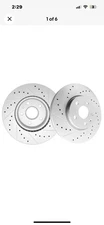12.64" Front Drilled Rotors for Buick Regal LaCrosse Chevy Malibu Equinox Camaro