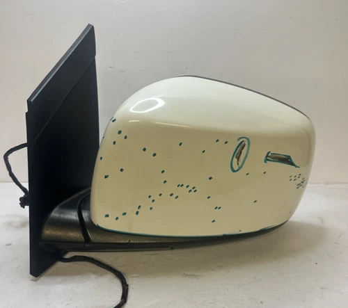 2008-2010 DODGE GRAND CARAVAN WHITE EXTERIOR LH LEFT DRIVER SIDE DOOR MIRROR PW1