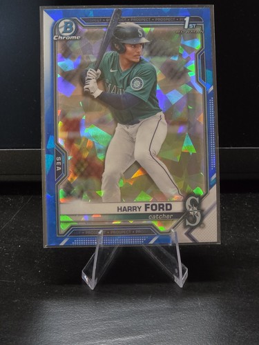 Harry Ford #BDC-1 2021 Bowman Draft Sapphire card