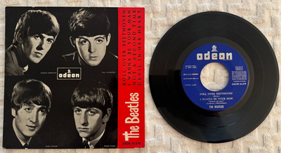 45 SPANISH EP THE BEATLES ODEON DSOE 16579 ROLL OVER BEETHOVEN