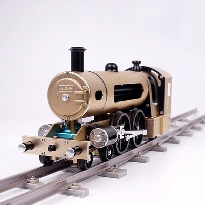 DM21 Steam Train Steam Locomotive Model Kit w/ Track Unassembled Toy Gift #am