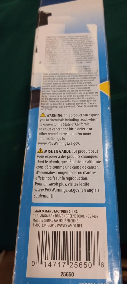 Espejo de remolque con clip Camco ajuste universal Foto 4 de 4