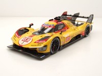 Ferrari 499P #83 Le Mans 2024 Gelb Kubica Schwarzman Ye Modellauto 1:24 Bburago