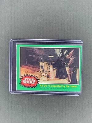 1977 Star Wars Trading Card - R2-D2 Is Inspected By The Jawas #228