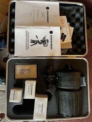 Celestron C90 40x 90mm Spotting Scope Black w/ Case & Accessories