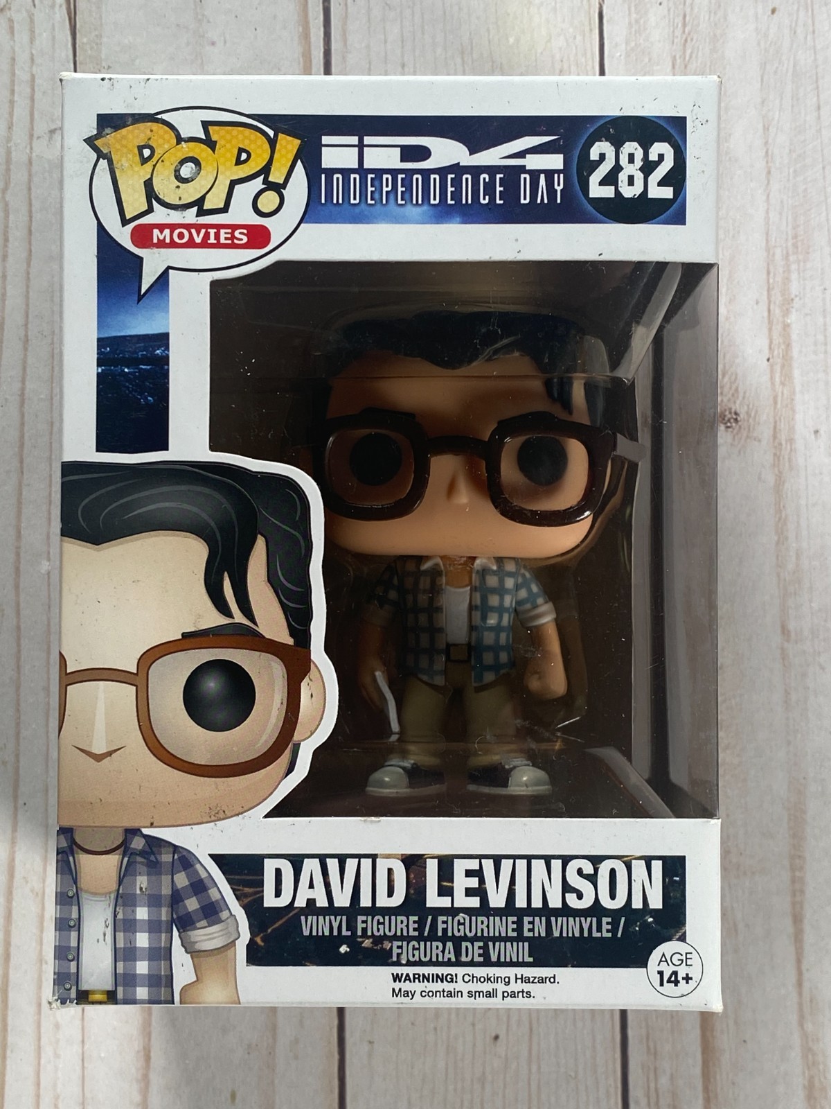 Vinilo Funko Pop: David Levinson #282 Día De La Independencia *Caja Dañada Ver Fotos H1