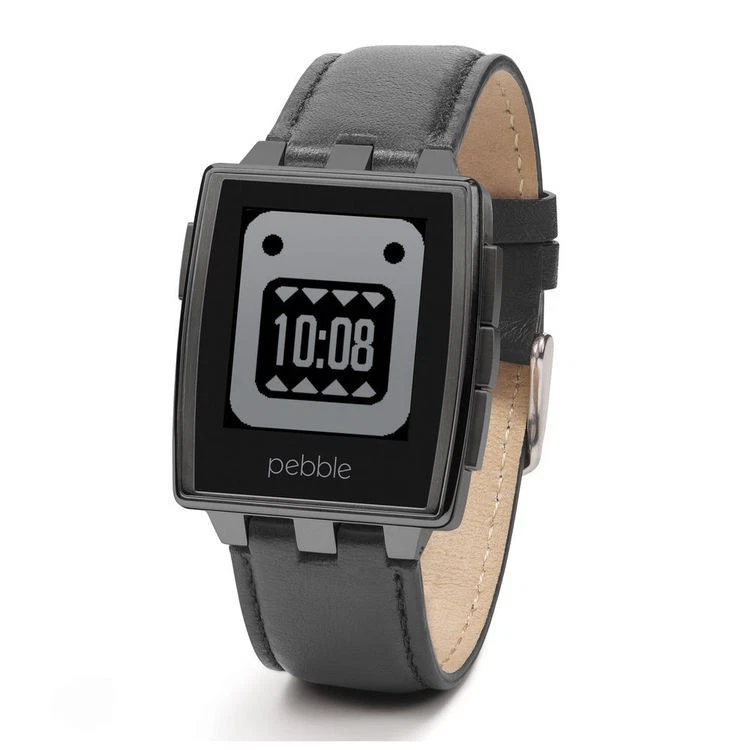Pebble Steel Smartwatch - Matte Black - Image 2 of 4