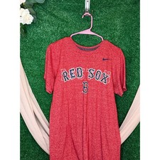Small Nike Boston Red Sox MLB Dri-FIT Athletic T-Shirt Red