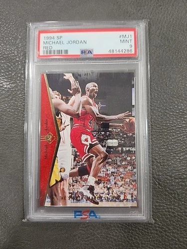 1994 SP RED #MJ1 MICHAEL JORDAN CARD PSA 9 MINT