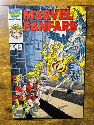MARVEL FANFARE 26 PAT BRODERICK COVER MARVEL COMICS 1986