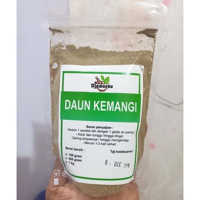 Basil Leaf Powder 100g Natural Kemangi Dried Herbal Culinary Blend