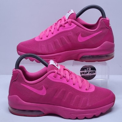 Nike Air Max Invigor - Uk Größe 4 - Rosa Junior Jungen Sneaker Schuhe 