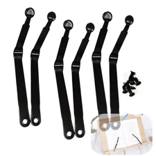 6 Pack Book Stand with Torsion Spring and Screws - Bamboo Tray Cookbook Music