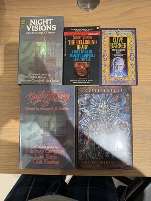 Hellbound Heart Clive Barker Hardcover And Paperback Bundle