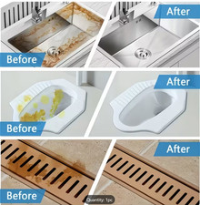 HOSUE Odorless Drain Clog Remover Safe for Pipes Dissolves Hair Grease Waste