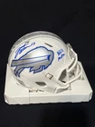 Josh Allen Buffalo Bills 2025 Rivalries Mini Helmet signed,Inscribed PAAS COA