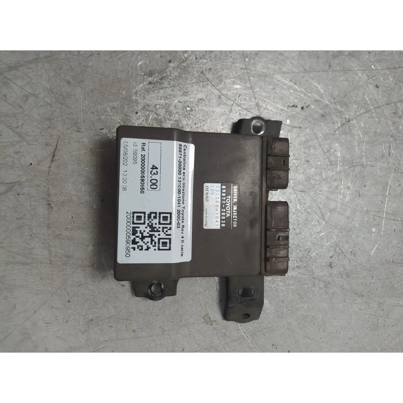 Centralina ecu iniezione Toyota Rav 4 II serie 89871-20030 131000-1041 2000-03 - Immagine 4 di 4