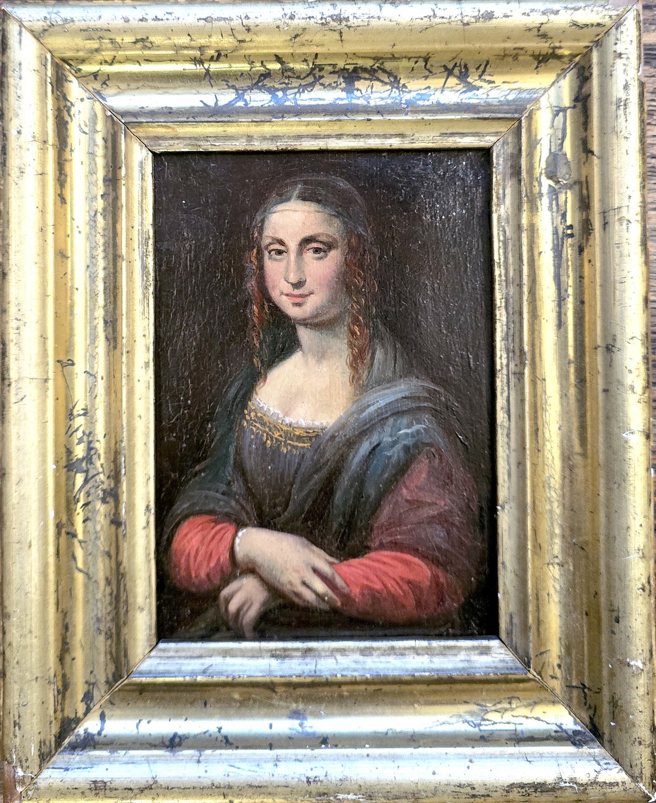 The Mona Lisa Leonardo da Vinci reprint 19th century old collection J. Ph. Guéant 