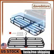 For Honda Car Trailer Mount Cargo Basket Luggage Rack 500lb Carrier 2 Hitch
