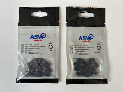 20 ASW Torx Impact Bits für Akku Schlagschrauber  T20 T25 Bit Set