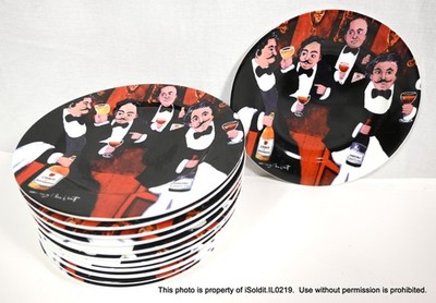 12-PC GUY BUFFET Sanita Barbara CERAMIC PLATES Dessert Salad 6.5''