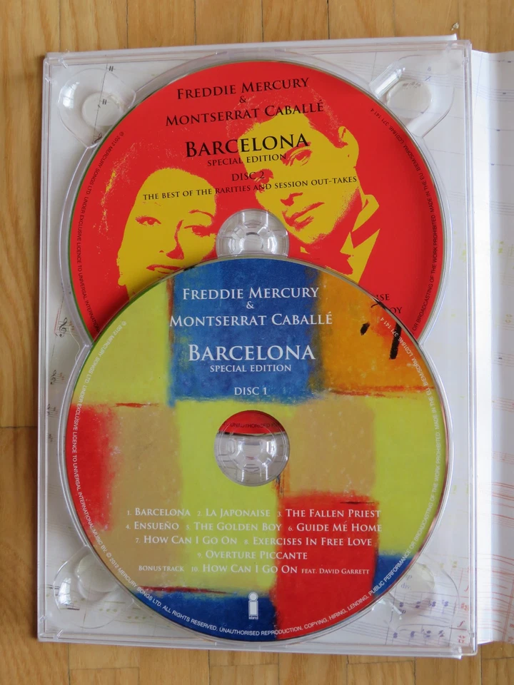 Freddie Mercury Montserrat Caballé - Barcelona Special Edition Deluxe 4 Disc Set - Bild 2 von 4