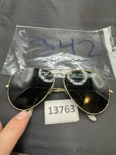 Vintage Bausch and Lomb Ray Ban 62[]14 Aviator Sunglasses Excellent!