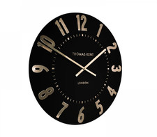 Thomas Kent Mulberry Noir Small Wall Clock - 12"