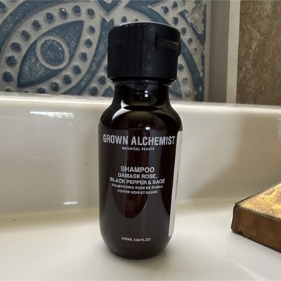 Grown Alchemist Shampoo Damask Rose Black Pepper Sage Cruelty-Free 50 mL