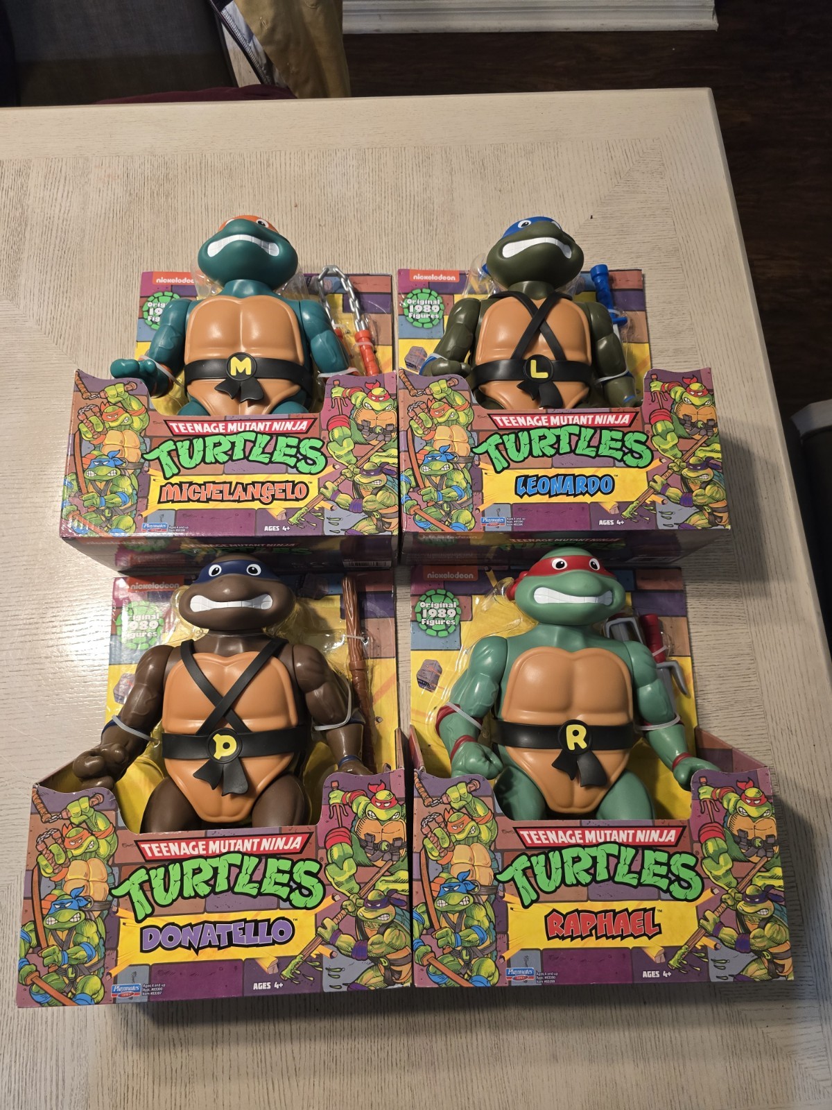 Teenage Mutant Ninja Turtles Giant 12" 1989 Reissue Playmate