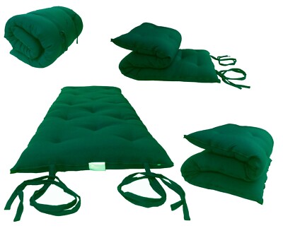 Full Cotton/Foam Rolling Futon Mattresses 3x48x74, RV Mattress, Mats, Hunter