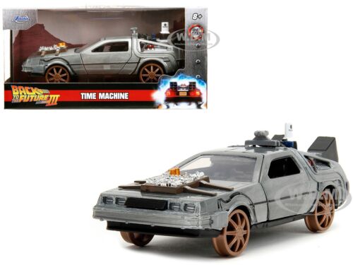 VERSIÓN DE TREN DE MÁQUINA DEL TIEMPO DELOREAN DMC. "BACK TO THE FUTURE 3"" 1/32 DE JADA 34786" - Imagen 1 de 9