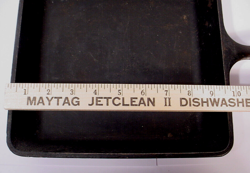 Vintage Cast Iron Square Skillet 8 SQ SK D - Picture 4 of 15
