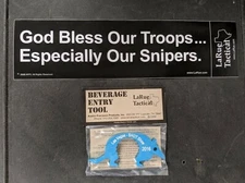 SHOT Show 2016 LaRue Tactical Beverage Entry Armadillo Tool Bottle Opener metal